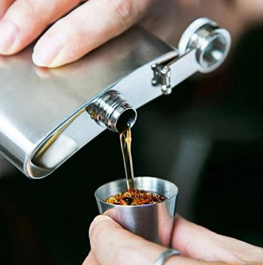 Stainless Spirit Cup Quartet with Holder