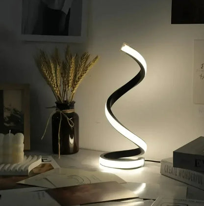 Sleek USB Spiral Lamp