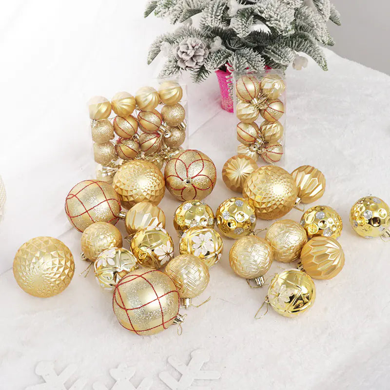 Festive Elegance Christmas Ornaments Set