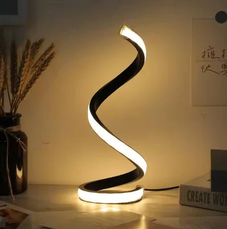 Sleek USB Spiral Lamp - homeviaa